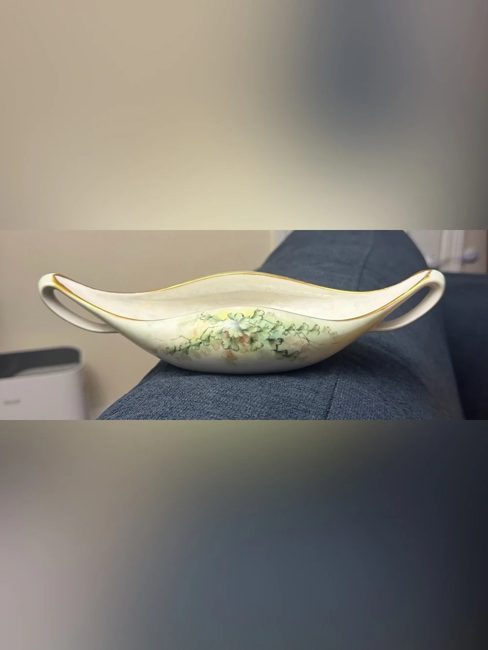 Antique Tressemanes & Vogt Limoges Hand-Painted Serving Dish